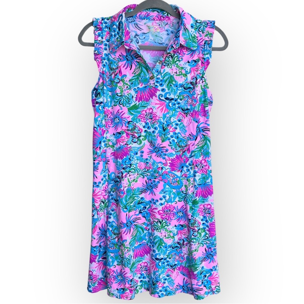 Vibrant Floral Sleeveless Dress